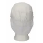 CMT Peaked Cap and Hair Catcher Polyester Cotton Crown White Size L