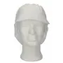 CMT Peaked Cap and Hair Catcher Polyester Cotton Crown White Size L
