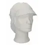 CMT Peaked Cap and Hair Catcher Polyester Cotton Crown White Size XL