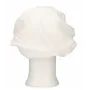 CMT Haarnet met Klep Universeel Polyester Katoen Wit One size