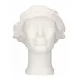 CMT Hairnet with Flap Universal Polyester Cotton White One size