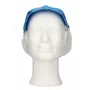 CMT Peaked Cap and Hair Catcher Polyester Cotton Light Blue Size XL