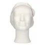 CMT Peaked Cap and Hair Catcher Polyester Cotton White Size L