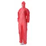 CMT Coverall PP Non Woven met Ritssluiting Rood Maat XL