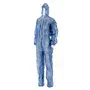 CMT Coverall Non Woven with PE Coating and Zipper Blue Size XXL
