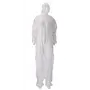 CMT Coverall PP Non Woven Lightweight with Zipper White Size M -Horecavoordeel.com-