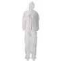 CMT Coverall PP Non Woven Lichtgewicht met Ritssluiting Wit Maat XXXL -Horecavoordeel.com-