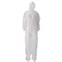 CMT Coverall PP Non Woven Lightweight with Zipper White Size XXXL -Horecavoordeel.com-