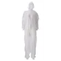 CMT Coverall PP Non Woven Lightweight with Zipper White Size XXL -Horecavoordeel.com-