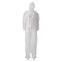 CMT Coverall PP Non Woven Lichtgewicht met Ritssluiting Wit Maat XL -Horecavoordeel.com-