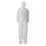 CMT Coverall PP Non Woven Lightweight with Zipper White Size XL -Horecavoordeel.com-