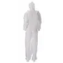 CMT Coverall PP Non Woven Lichtgewicht met Ritssluiting Wit Maat L
