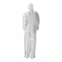CMT Coverall Non Woven met PE Coating en Ritssluiting Wit Maat XXXL