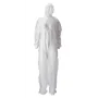 CMT Coverall Non Woven met PE Coating en Ritssluiting Wit Maat XL