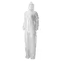 CMT Coverall Non Woven met PE Coating en Ritssluiting Wit Maat XL