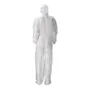 CMT Coverall Non Woven met PE Coating en Ritssluiting Wit Maat XL