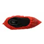 CMT Shoe Cover Roughened PE 40my Red Size 36-42