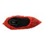 CMT Shoe Cover Roughened CPE 75my Red Size 36-46