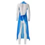 CMT Schort op Blok Geruwd PE 20my Blauw 125x80cm
