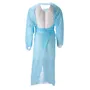 CMT Apron Roughened CPE Long Sleeve with Thumb Grip 30my Blue 140x120-190cm