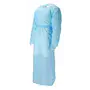 CMT Apron Roughened CPE Long Sleeve with Thumb Grip 30my Blue 140x120-190cm