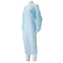 CMT Schort Geruwd CPE Lange Mouw met Duimgreep 30my Blauw 115x105-190cm