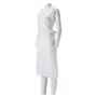 CMT Apron Roughened PE 20my White 125x80cm