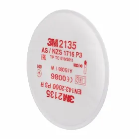 3M 2135 P3 Stoffilter Bajonet - Voor 6000/7000 Maskers