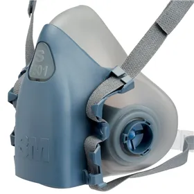 3M 7501 Halfgelaatsmasker Comfort Siliconen - Maat S