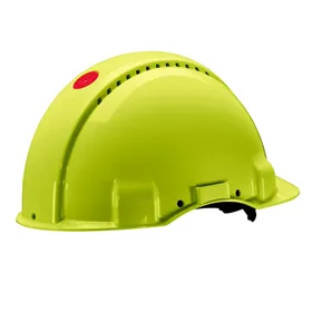 3M Peltor G3000NUV Veiligheidshelm Hi-Viz Groen - Draaiknop & Uvicator Sensor