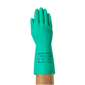 Ansell AlphaTec 37-675 Chemische Handschoenen - Nitril & Flockvoering met Grip, Maat 8