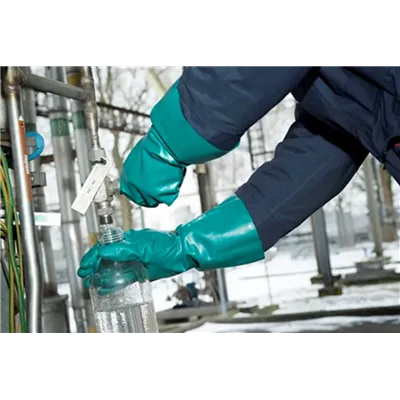 Ansell AlphaTec 58-335 Chemische Handschoenen - AquaDri® Voering & Nitril Grip, Maat 10
