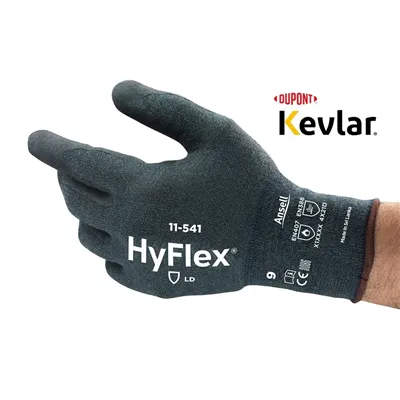 Ansell HyFlex 11-541 Handschoenen - Snijvastheid D, Grip & Comfort - Maat 10