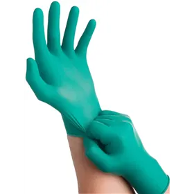 Ansell TouchNTuff 92-600 Nitril Wegwerphandschoenen - Groen Maat XL (9.5–10)