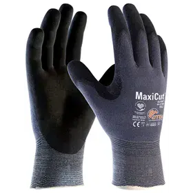 ATG MaxiCut Ultra 44-3745 Snijvaste Werkhandschoenen Blauw - Voedselveilig, Touchscreen Compatibel & Siliconenvrij - Maat 8