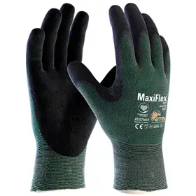 ATG MaxiFlex Cut 34-8743 Snijvaste Werkhandschoenen Groen - Ultradun, Ademend & Comfortabel - Maat 10