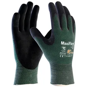ATG MaxiFlex Cut 34-8743 Snijvaste Werkhandschoenen Groen - Ultradun, Ademend & Comfortabel - Maat 8