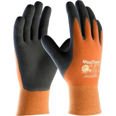 ATG MaxiTherm 30-201 Winterhandschoenen Oranje - Latex Gecoat & Koudebestendig, Maat 10