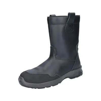Bata SUMM BOOT Winterlaars S3 ESD Zwart van Volnerfleer Leer - Veilig & Warm - Maat 45