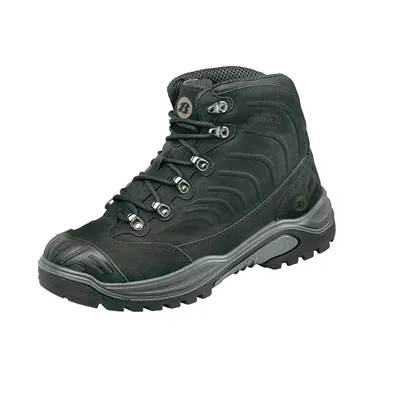 Bata Traxx 204 Hoge Veiligheidsschoen S3 Zwart - Nubuck Leer & Antiperforatie - Maat 44