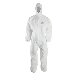 ChemDefend 100 Witte Wegwerpoverall Type 5/6 - Ademend & Antistatisch - Maat 3XL