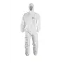 ChemDefend 110 Witte Wegwerpoverall Type 5/6 - Ademend & Antistatisch - Maat L