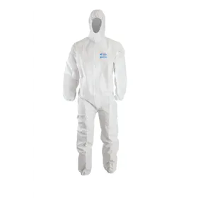 ChemDefend 110 Witte Wegwerpoverall Type 5/6 - Ademend & Antistatisch - Maat XXL