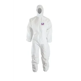 ChemDefend 200 Witte Wegwerpoverall Type 5/6 - Chemisch Bestendig & Antistatisch - Maat S