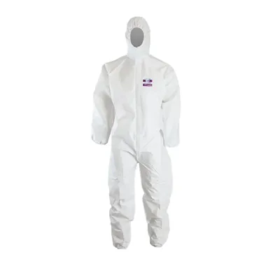 ChemDefend 200 Witte Wegwerpoverall Type 5/6 - Chemisch Bestendig & Antistatisch - Maat S