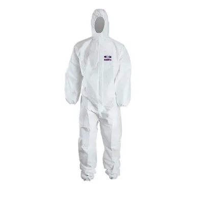 ChemDefend 250 Witte Wegwerpoverall Type 5/6 - Chemisch Bestendig & Antistatisch - Maat S