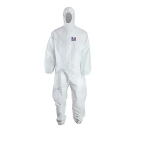 ChemDefend 255 Witte Wegwerpoverall Type 5/6 - Ademend Achterpaneel & Antistatisch - Maat XL