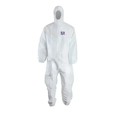 ChemDefend 255 Witte Wegwerpoverall Type 5/6 - Ademend Achterpaneel & Antistatisch - Maat XXL