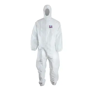 ChemDefend 255 Witte Wegwerpoverall Type 5/6 - Ademend Achterpaneel & Antistatisch - Maat XXL