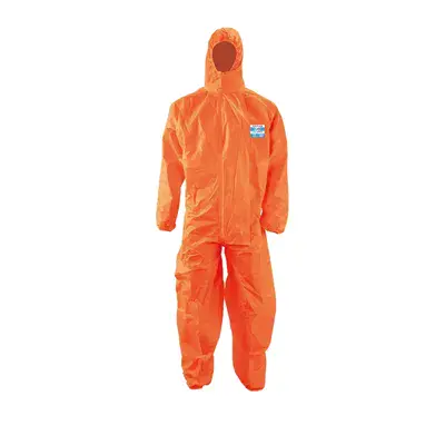 ChemDefend 410 Wegwerpoverall Type 3/4 - Dubbel Getapet & Bio-Chemisch Beschermend - Maat XL